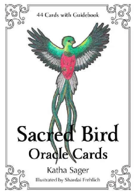 Sacred Bird Oracle Cards: 44 Cards with Guidebook by Katha Sager