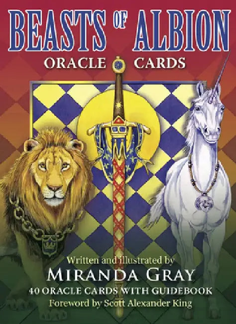 Beasts of Albion Oracle Cards: 40 Oracle Cards with Guidebook by Miranda Gray