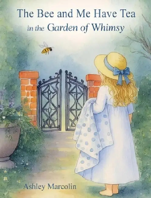 The Bee and Me in the garden of whimsy by Ashley Marcolin