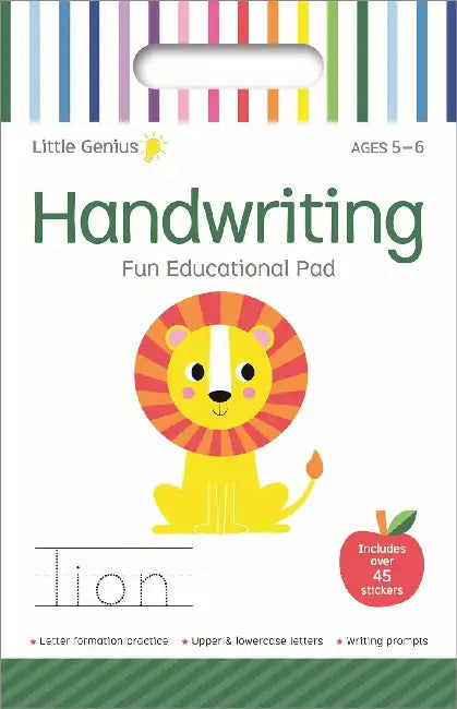 Handwriting: Fun Educational Activity Pad with Carry Handle by Shelley Cox