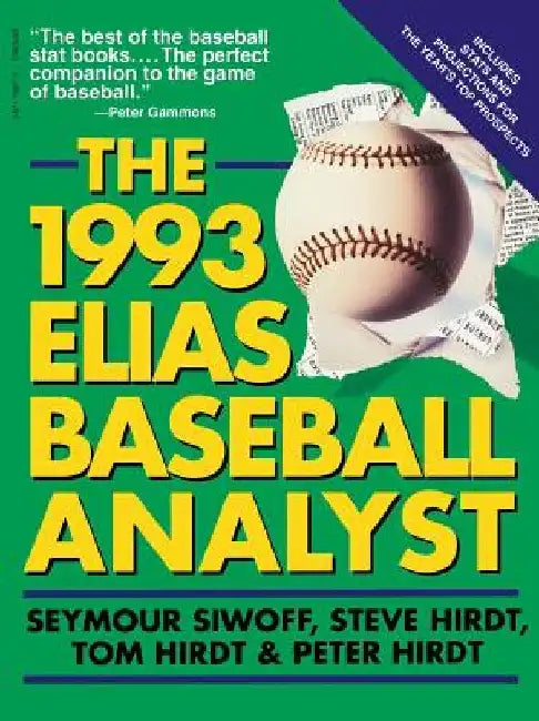 1993 Elias Baseball Analyst by Seymour Siwoff