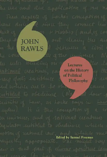 Lectures on the History of Political Philosophy by John Rawls