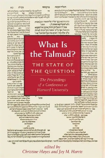 What Is the Talmud?: The State of the Question by Christine Hayes, Jay M. Harris