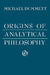 Origins of Analytical Philosophy by Michael Dummett