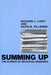 Summing Up: The Science of Reviewing Research by Richard J. Light, David B. Pillemer
