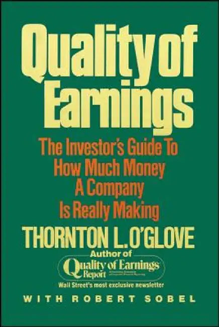 Quality of Earnings by Thornton L. O'glove
