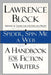 Spider, Spin Me a Web: A Handbook for Fiction Writers by Lawrence Block