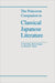 The Princeton Companion to Classical Japanese Literature by Earl Miner, Robert E. Morrell, Hiroko Odagiri