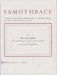 Samothrace, Volume 11: The Nekropoleis by Elsbeth B. Dusenbery