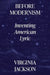 Before Modernism: Inventing American Lyric by Virginia Jackson