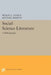 Social Science Literature: A Bibliography for International Law by Wesley L. Gould, Michael Barkun