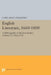 English Literature, 1660-1800: A Bibliography of Modern Studies: Volume VI: 1966-1970 by Curt Arno Zimansky