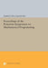 Proceedings of the Princeton Symposium on Mathematical Programming by Harold W. Kuhn