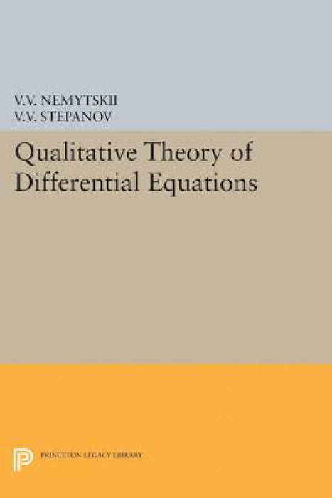 Qualitative Theory of Differential Equations by Viktor Vladimirovich Nemytskii