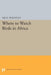Where to Watch Birds in Africa by Nigel Wheatley