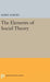 The Elements of Social Theory by Barry Barnes