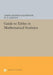 Guide to Tables in Mathematical Statistics by Joseph Arthur Greenwood, H. O. Hartley