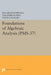 Foundations of Algebraic Analysis by Masaki Kashiwara, Takahiro Kawai, Tatsuo Kimura