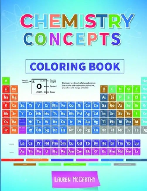 Chemistry Concepts Coloring Book by Lauren McCarthy