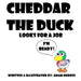 Cheddar the Duck Looks for a Job by Adam DeRose