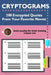Cryptograms: 200 Encrypted Quotes From Your Favorite Movies by Meredith McNamara