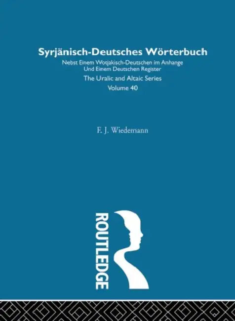 Syrjanisch-Deutches Worterbuch by Wiedemann F. J.