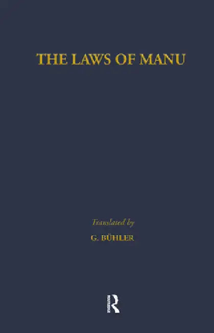 The Laws of Manu by F. Max Muller