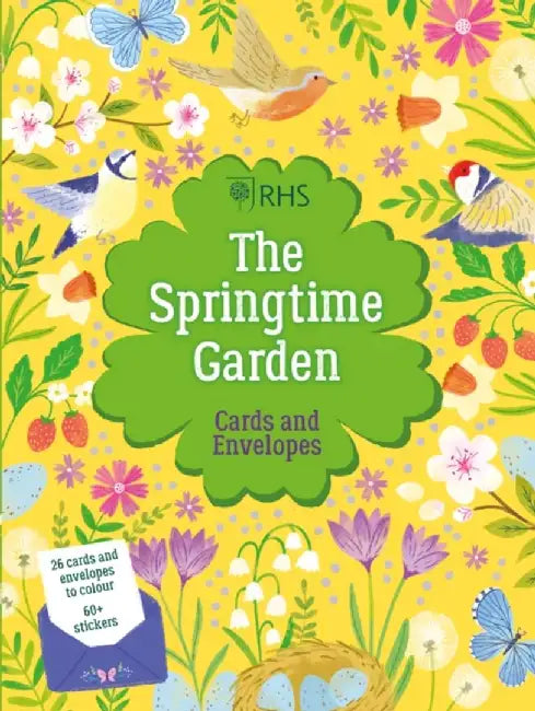 The Springtime Garden Cards and Envelopes by Tayabah Khan