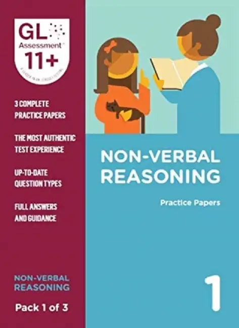 11+ Practice Papers Non-Verbal Reasoning Pack 1 (Multiple Choice) by GL Assessment