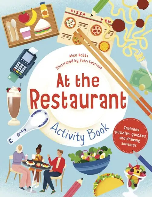 At the Restaurant Activity Book by Alice Hobbs