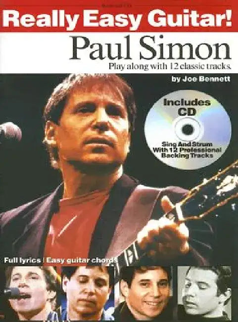 Paul Simon - Really Easy Guitar! Play Along with 12 Classic Tracks - Book/Online Audio [With CD] by Paul Simon