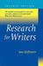 Research for Writers by Ann Hoffmann