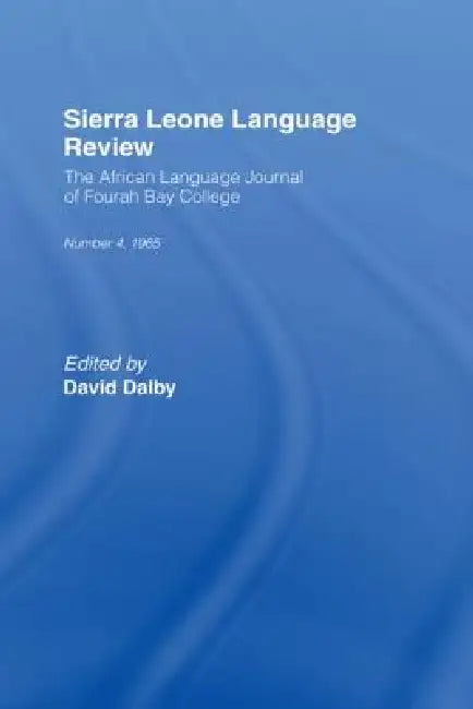 African Language Review by D. Dalby