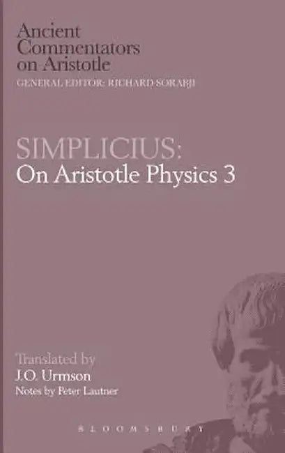 Simplicius: On Aristotle Physics 3 by Simplicius