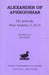 Alexander Aphrodisias Analytics by Ian Mueller