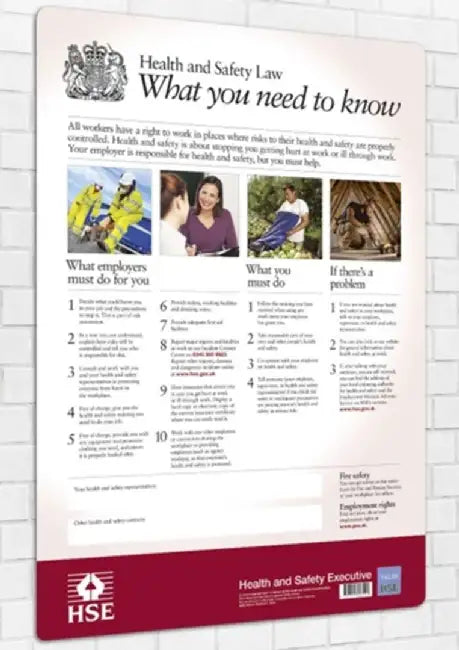 Health & Safety Law Poster Semi Rigid by Unknown