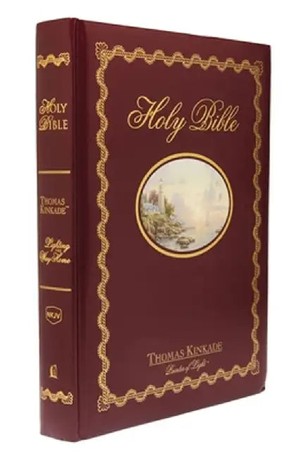 Lighting the Way Home Family Bible-NKJV by Thomas Kinkade
