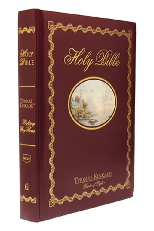 Lighting the Way Home Family Bible-NKJV by Thomas Kinkade