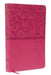 NKJV, Value Thinline Bible, Standard Print, Imitation Leather, Pink, Red Letter Edition by Thomas Nelson