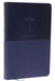 NKJV, Value Thinline Bible, Standard Print, Imitation Leather, Blue, Red Letter Edition by Thomas Nelson