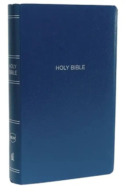NKJV, Gift and Award Bible, Leather-Look, Blue, Red Letter Edition by Thomas Nelson