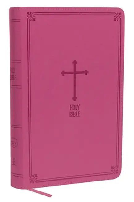 NKJV, Deluxe Gift Bible, Imitation Leather, Pink, Red Letter Edition by Thomas Nelson