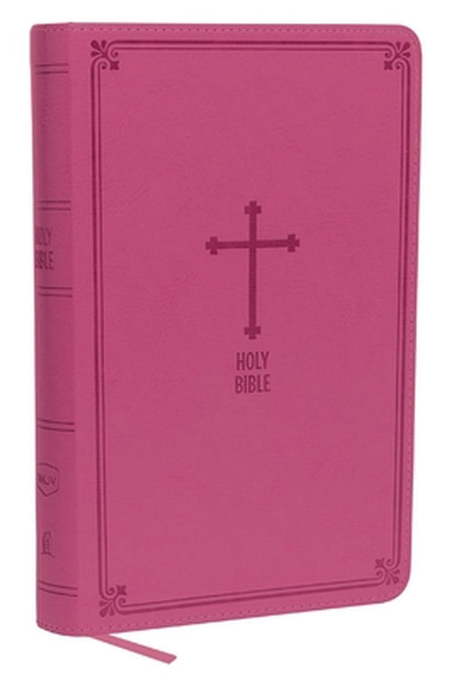 NKJV, Deluxe Gift Bible, Imitation Leather, Pink, Red Letter Edition by Thomas Nelson