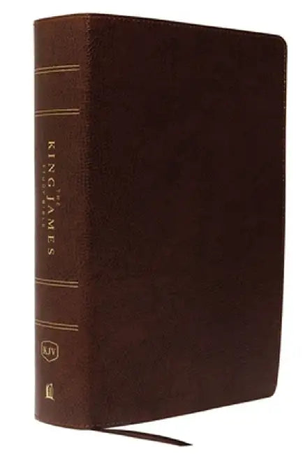 The King James Study Bible, Bonded Leather, Brown, Full-Color Edition by Thomas Nelson