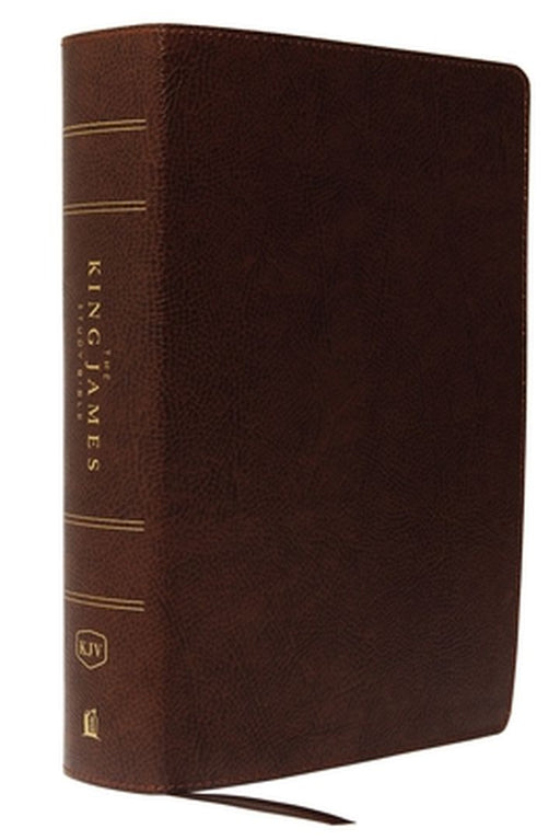 The King James Study Bible, Bonded Leather, Brown, Indexed, Full-Color Edition by Thomas Nelson