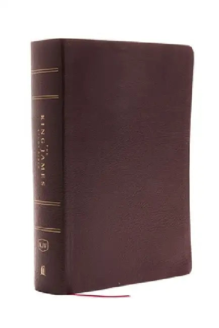 The King James Study Bible, Bonded Leather, Burgundy, Full-Color Edition by Thomas Nelson