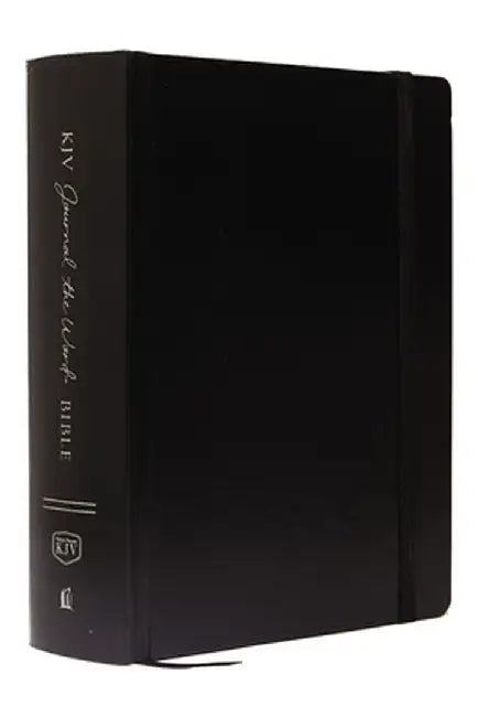 KJV, Journal the Word Bible, Large Print, Hardcover, Black, Red Letter Edition: Reflect, Journal, or Create Art Next to Your Favorite Verses by Thomas Nelson