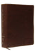 KJV, Journal the Word Bible, Large Print, Bonded Leather, Brown, Red Letter Edition: Reflect, Journal, or Create Art Next to Your Favorite Verses by Thomas Nelson