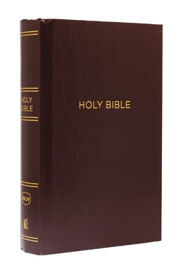 NKJV, Pew Bible, Large Print, Hardcover, Burgundy, Red Letter Edition by Thomas Nelson