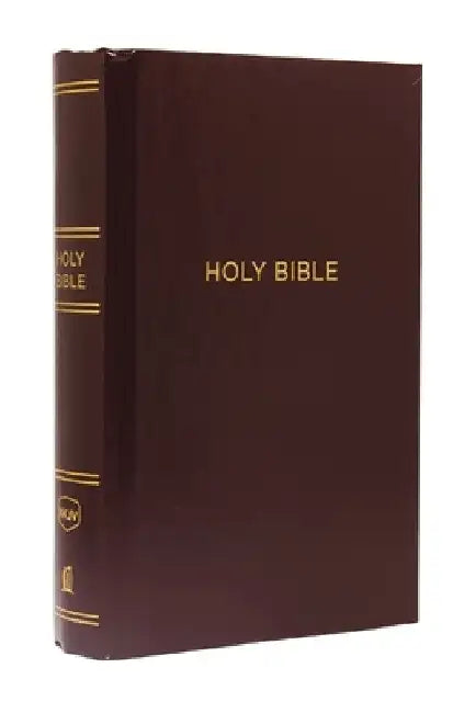 NKJV, Pew Bible, Large Print, Hardcover, Burgundy, Red Letter Edition by Thomas Nelson